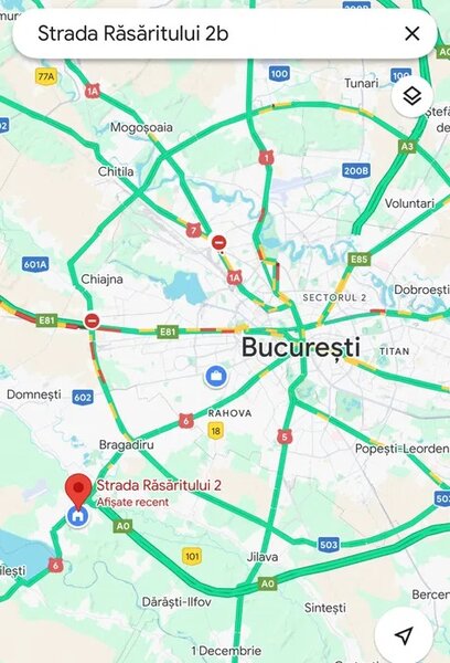 Cornetu Teren 1000 mp Rasaritului 2B , 15 Km Piata Unirii, 1 Km A0